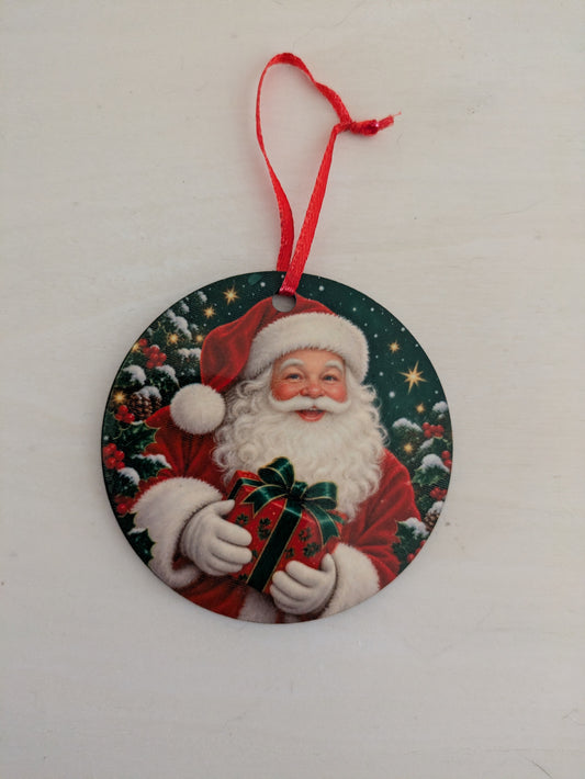 SANTA CHRISTMAS ORNAMENT
