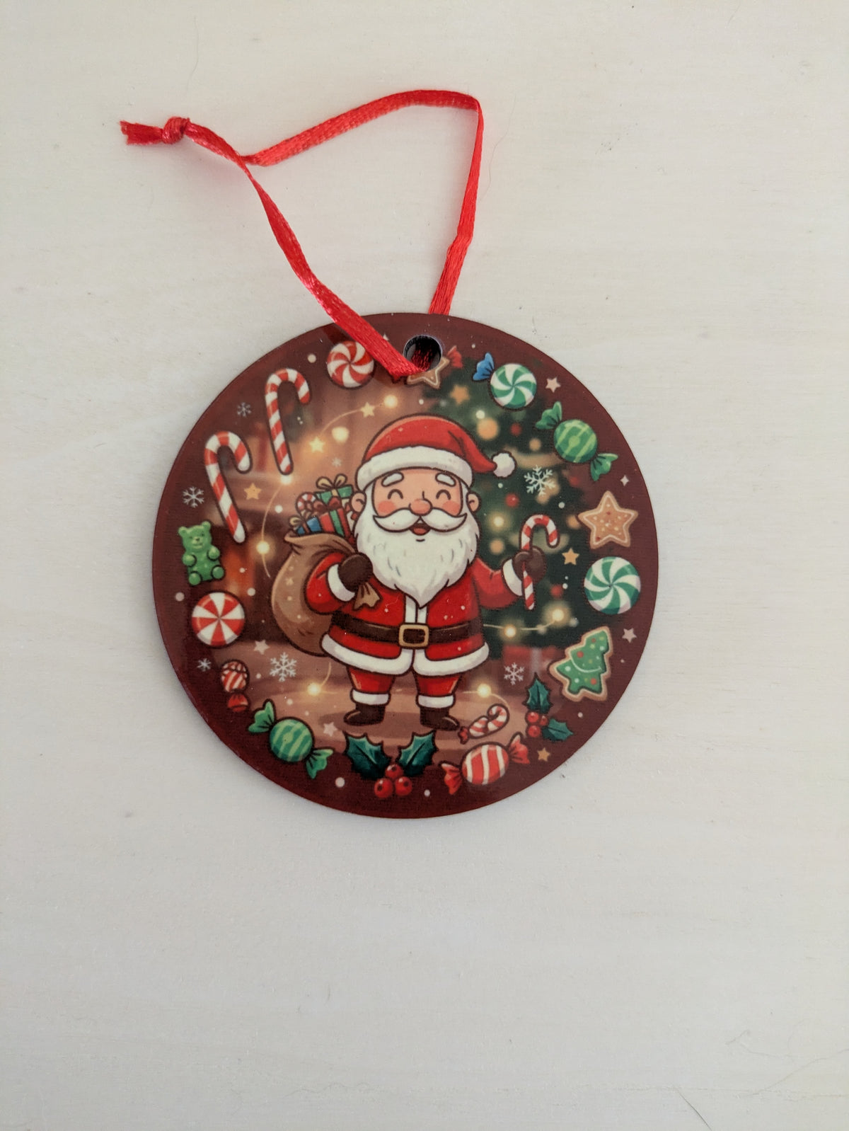 SANTA CHRISTMAS ORNAMENT