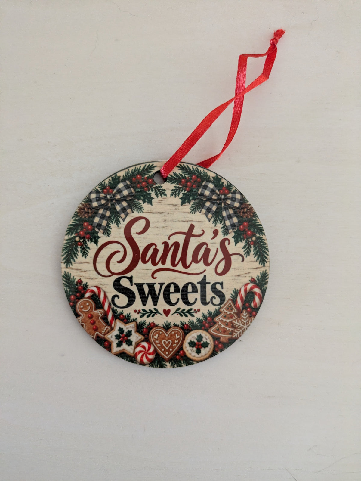 SANTAS SWEETS CHRISTMAS ORNAMENT
